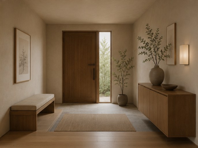 Calm, natural interior